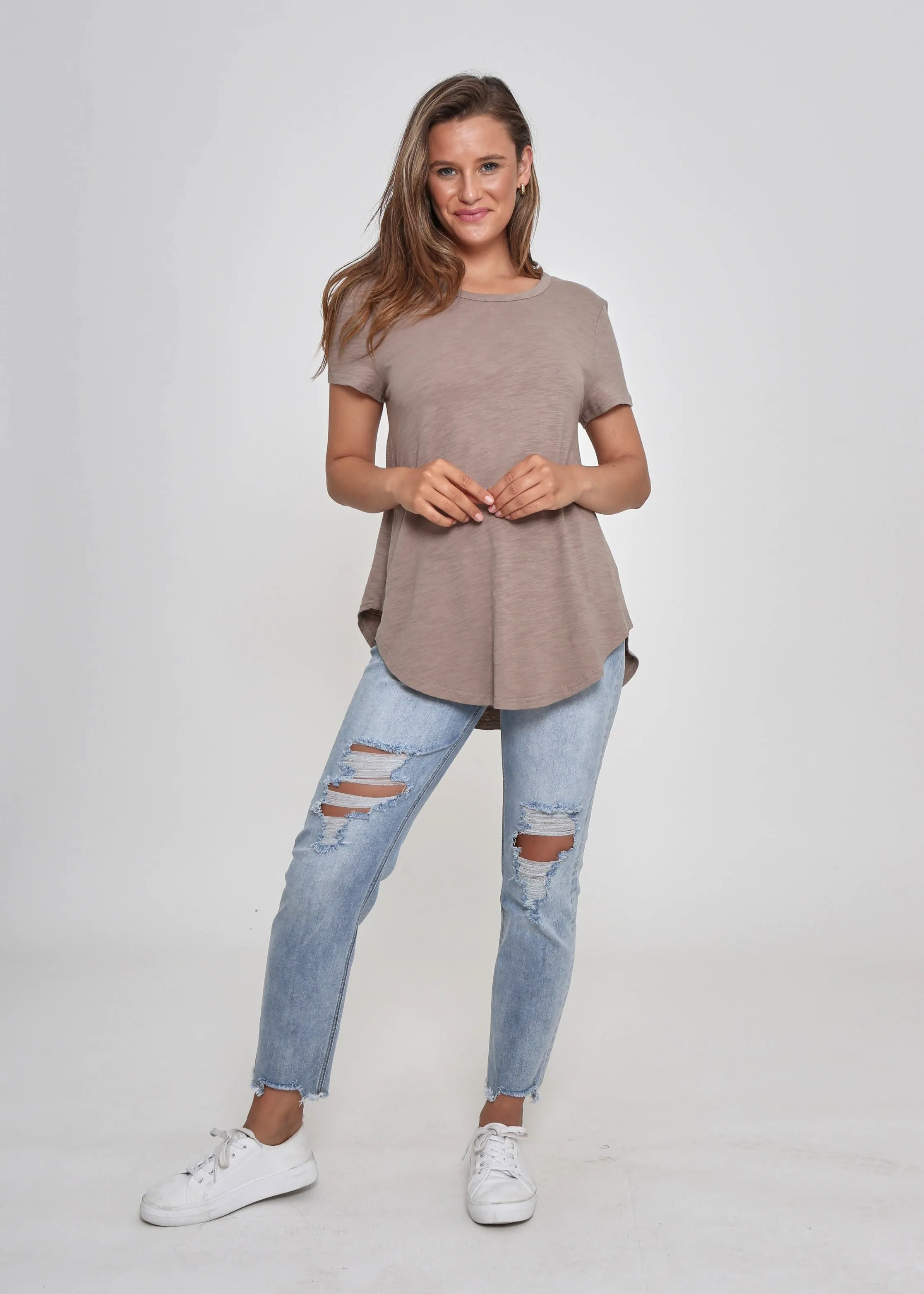 Tory Tee - Mocha