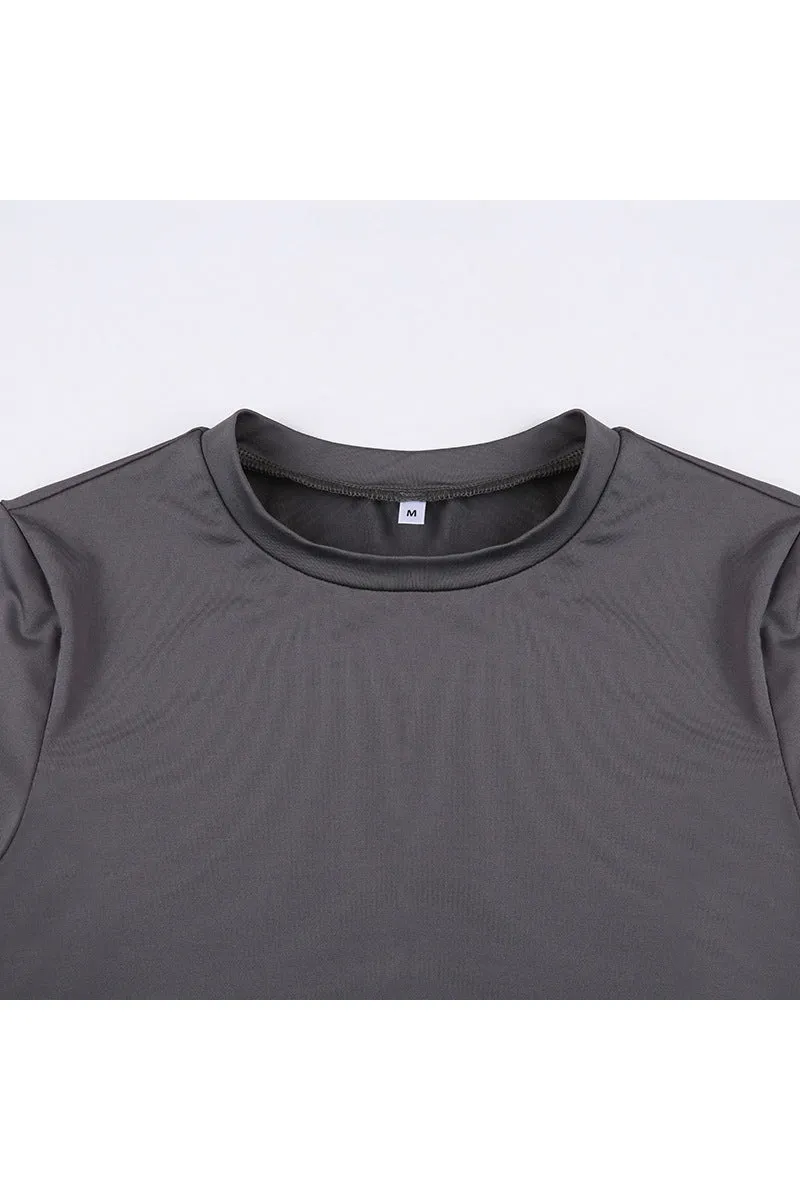 TQ3306 Round Neck Basic Tee