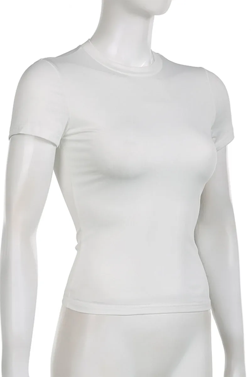 TQ3306 Round Neck Basic Tee