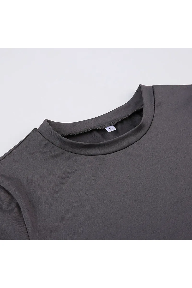 TQ3306 Round Neck Basic Tee