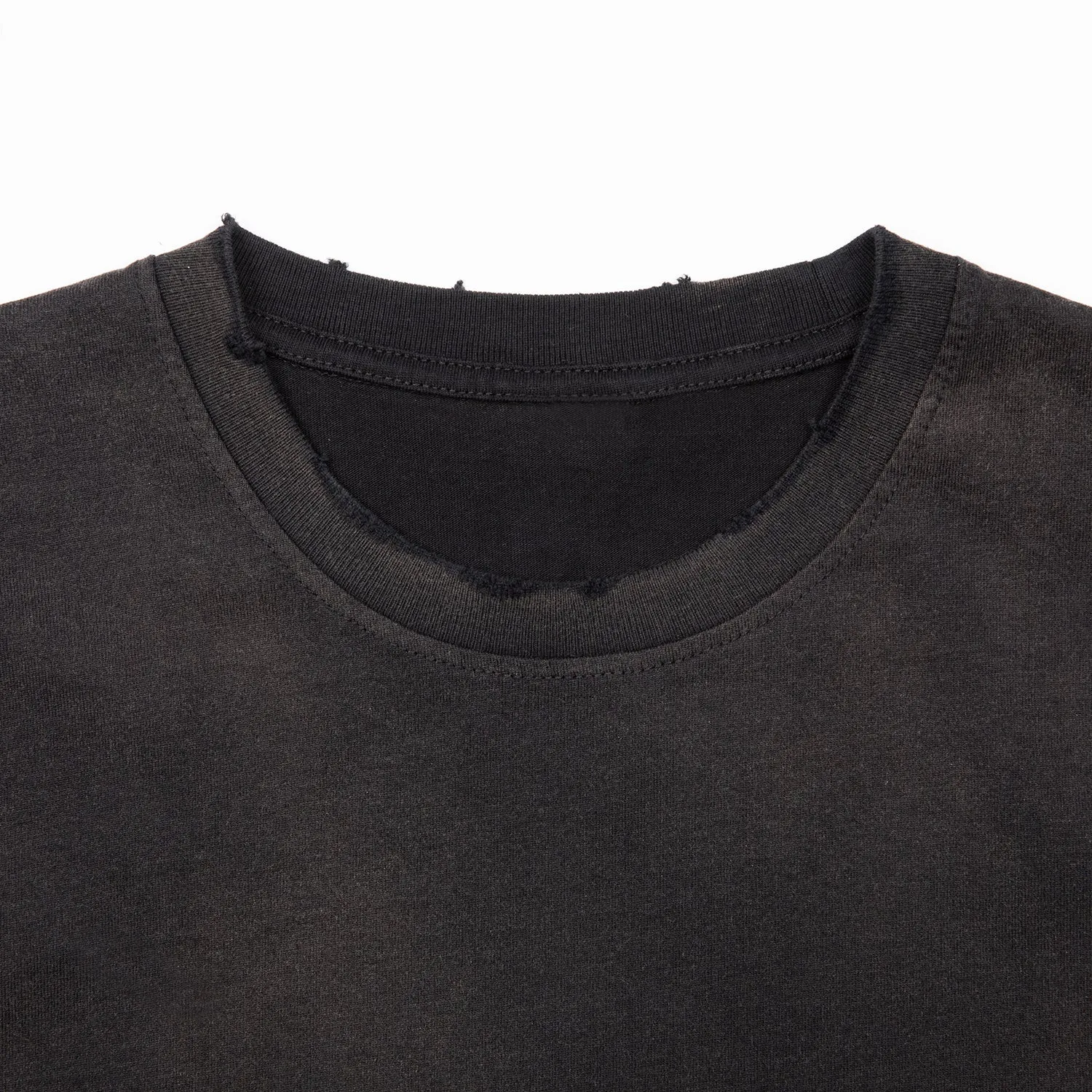 Unapologetically Bisexual, Bi  Bi-Pride Graphic Tee on Soft Black Vintage Wash Frayed T-Shirt - 260 GSM