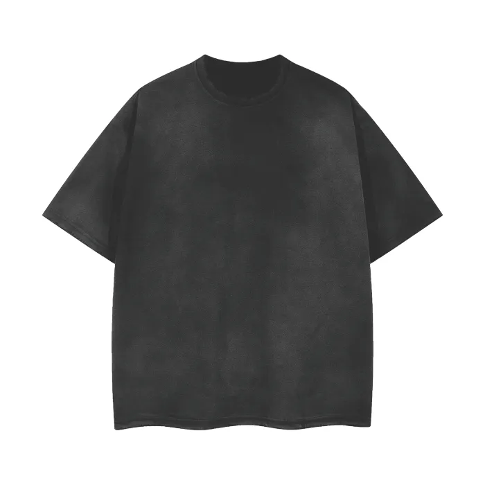 Unapologetically Bisexual, Bi  Bi-Pride Graphic Tee on Soft Black Vintage Wash Frayed T-Shirt - 260 GSM