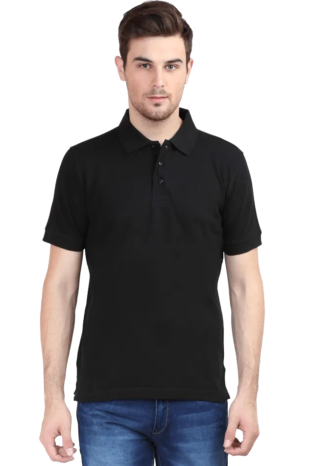 Unisex Cotton Polo Neck  T-Shirt - Unit 1