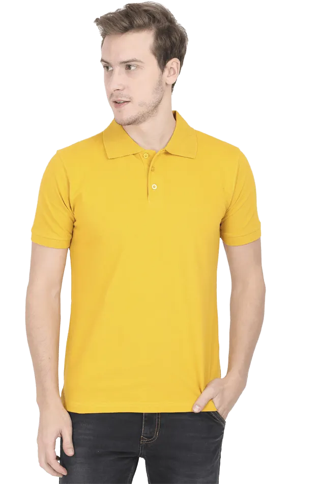Unisex Cotton Polo Neck  T-Shirt - Unit 2