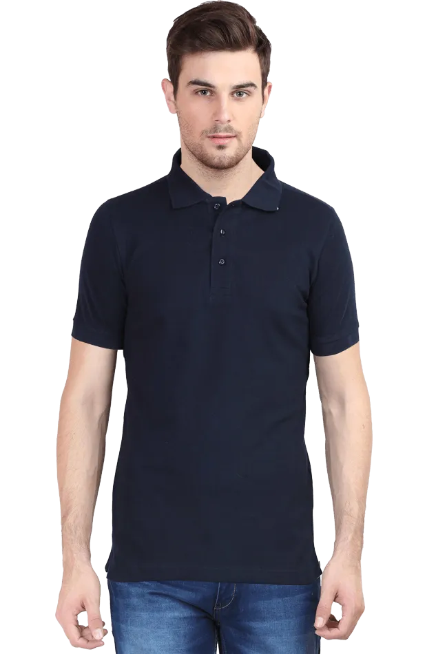 Unisex Cotton Polo Neck  T-Shirt - Unit 2