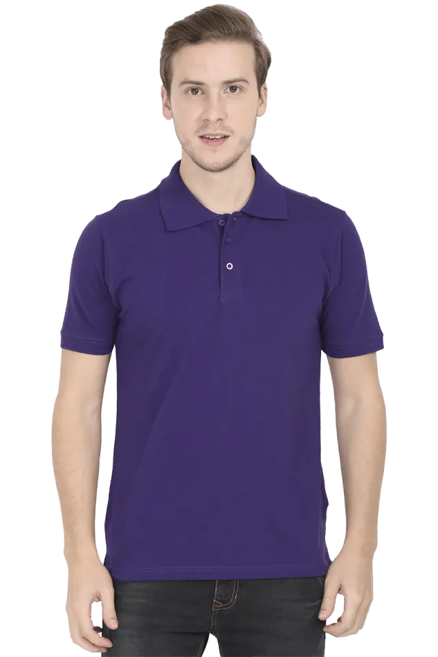 Unisex Cotton Polo Neck  T-Shirt - Unit 2