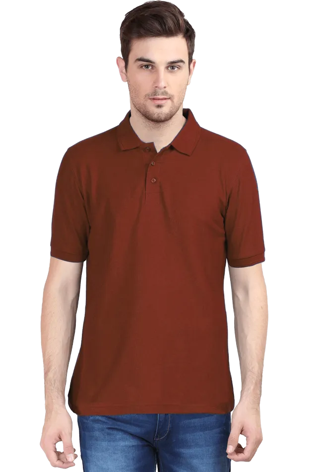 Unisex Cotton Polo Neck  T-Shirt - Unit 2