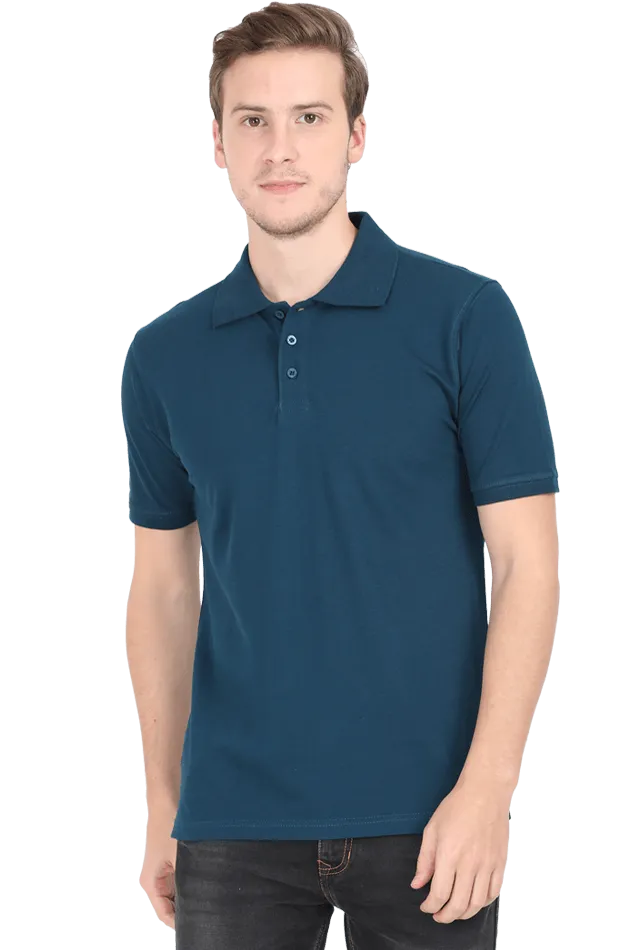 Unisex Cotton Polo Neck  T-Shirt - Unit 2