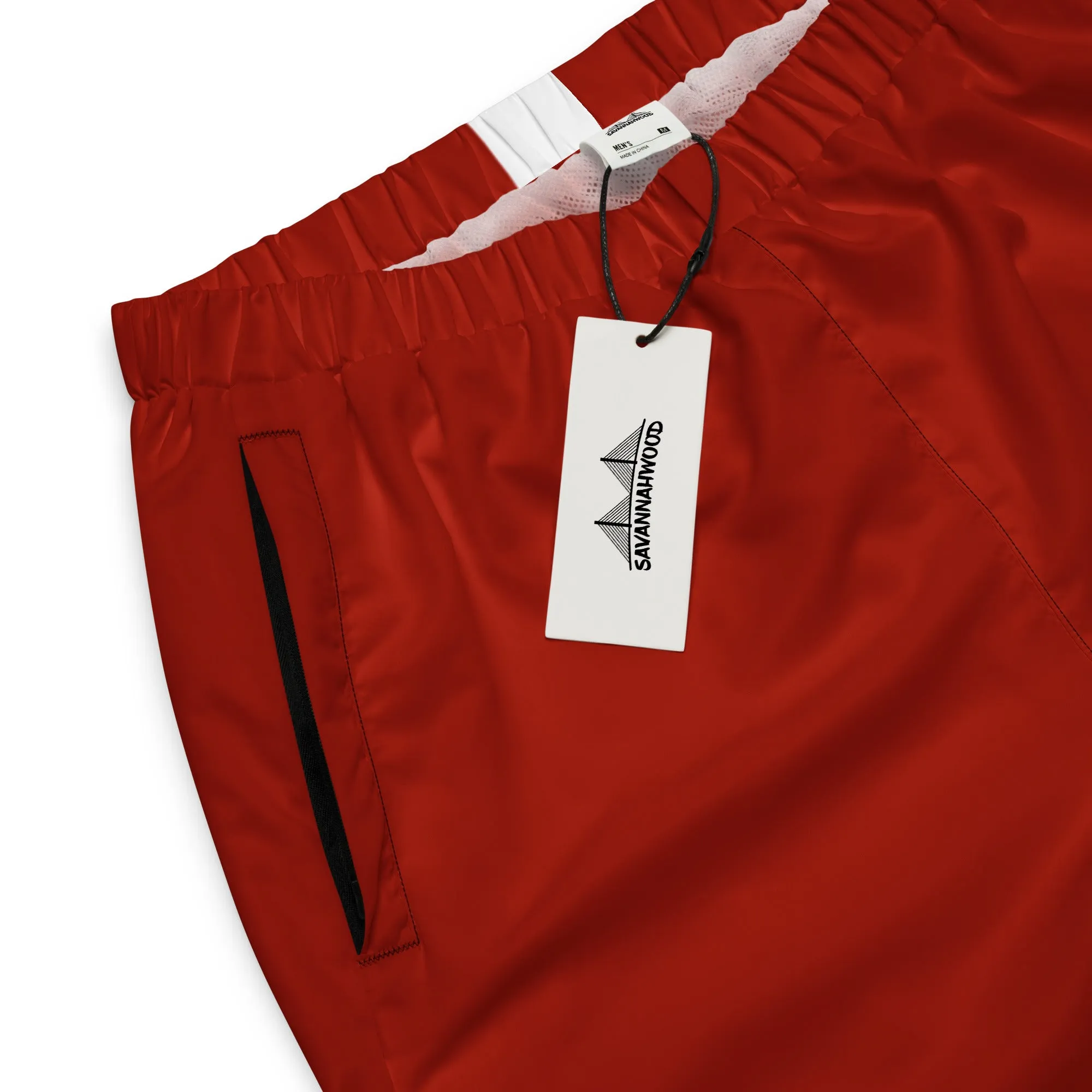 Unisex track pants Christmas Red (Plaid)