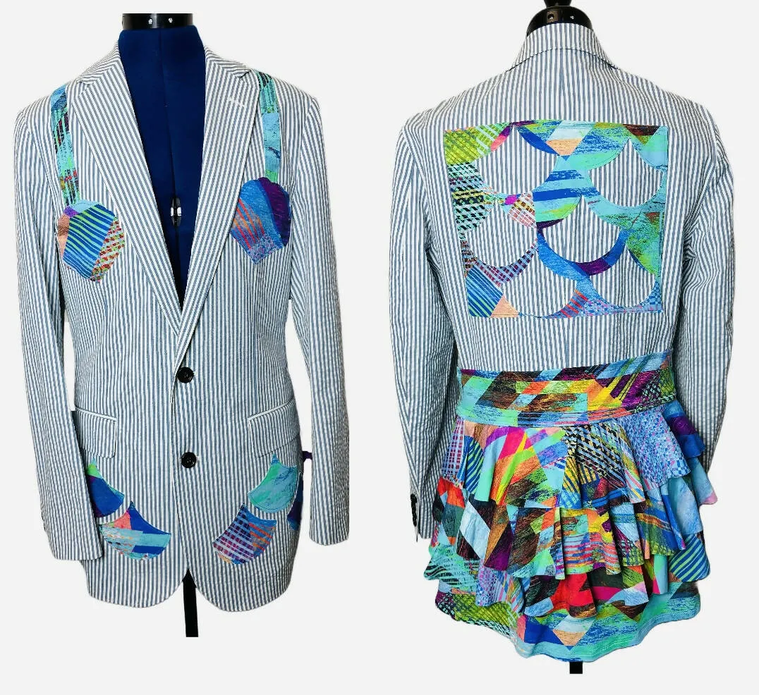 Upcycled J Crew Mermaid Blazer Upcycle