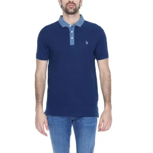 U.S. POLO ASSN. Blue Cotton Polo Shirt