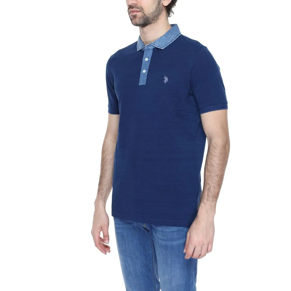 U.S. POLO ASSN. Blue Cotton Polo Shirt