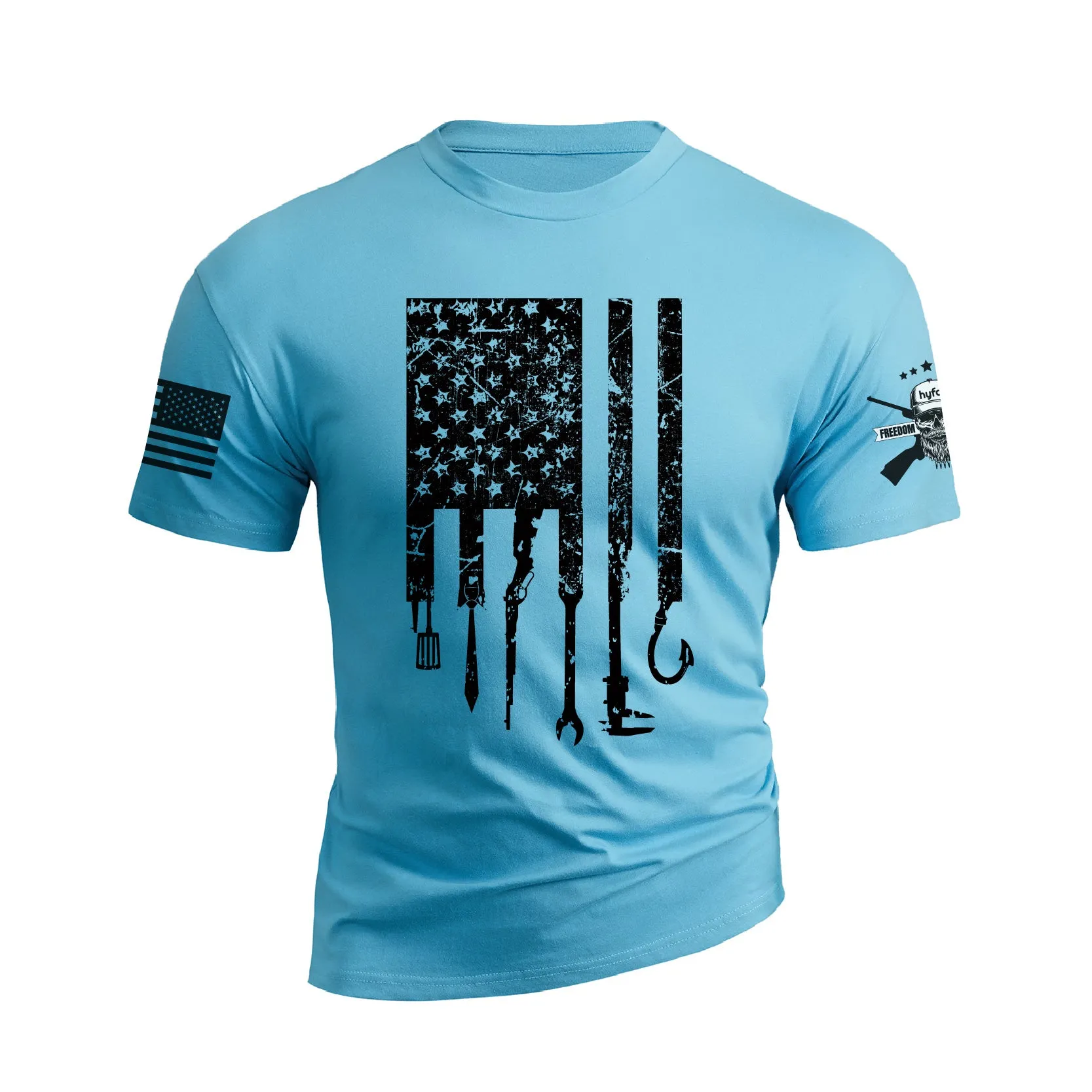 USA FLAG GRAPHIC TEE