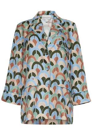 Venezia Jacket in Geo Moss