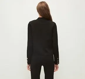 Veronica Beard Katia Knit Jacket - Black