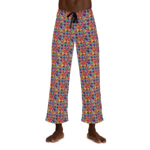 Vibrant Colorful Checkered Pajama Pants Bliss