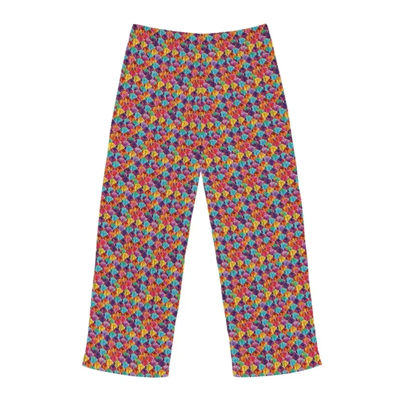 Vibrant Colorful Checkered Pajama Pants Bliss