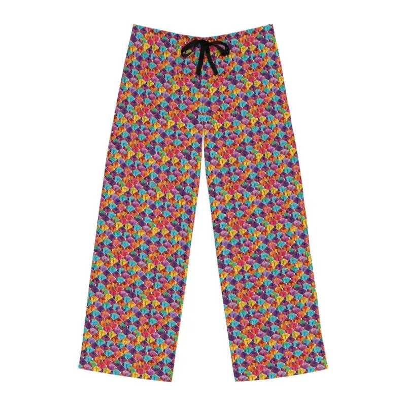 Vibrant Colorful Checkered Pajama Pants Bliss