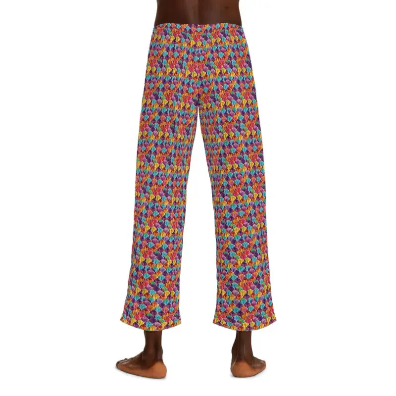 Vibrant Colorful Checkered Pajama Pants Bliss