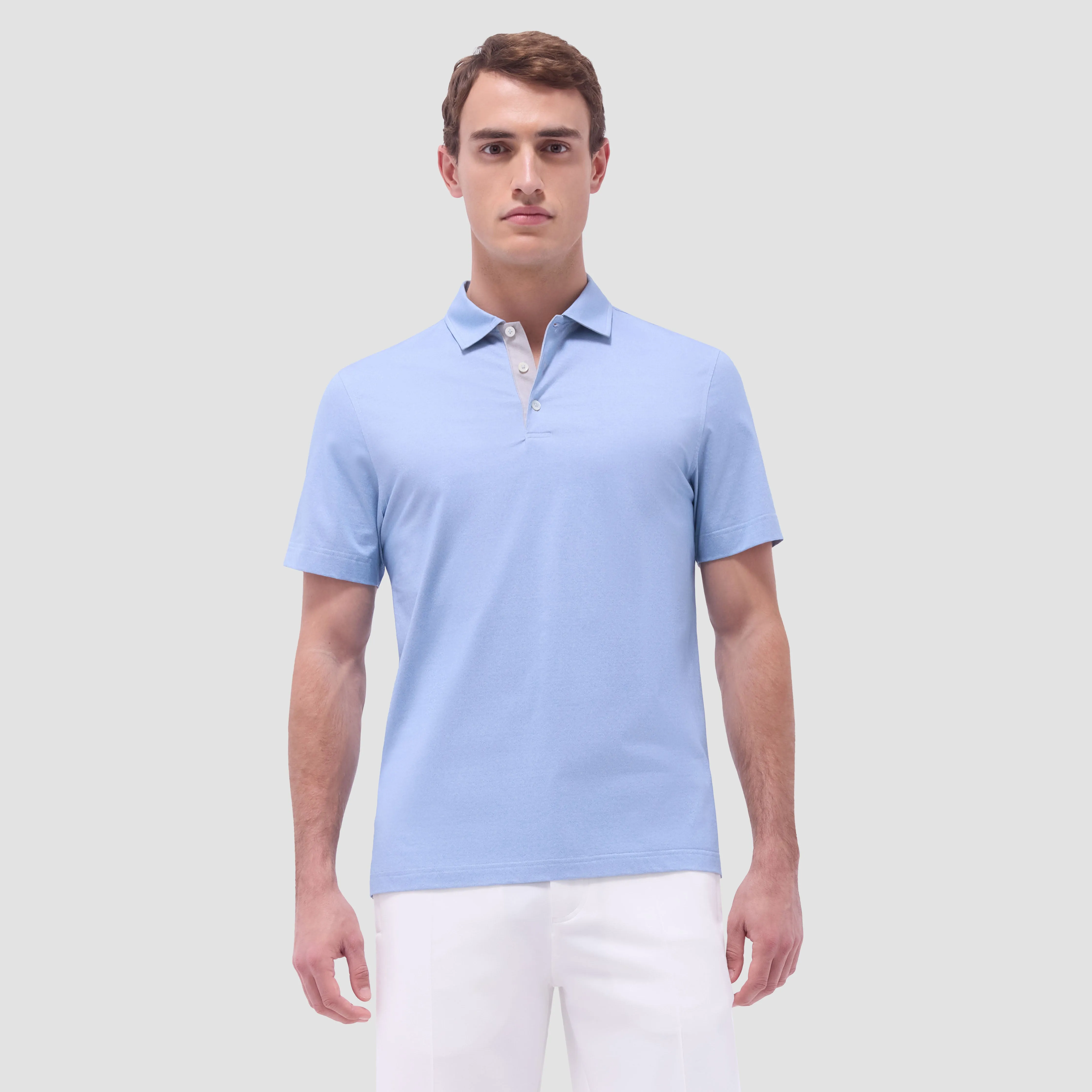 Vincent Double-Sided Solid OoohCotton Polo Shirt