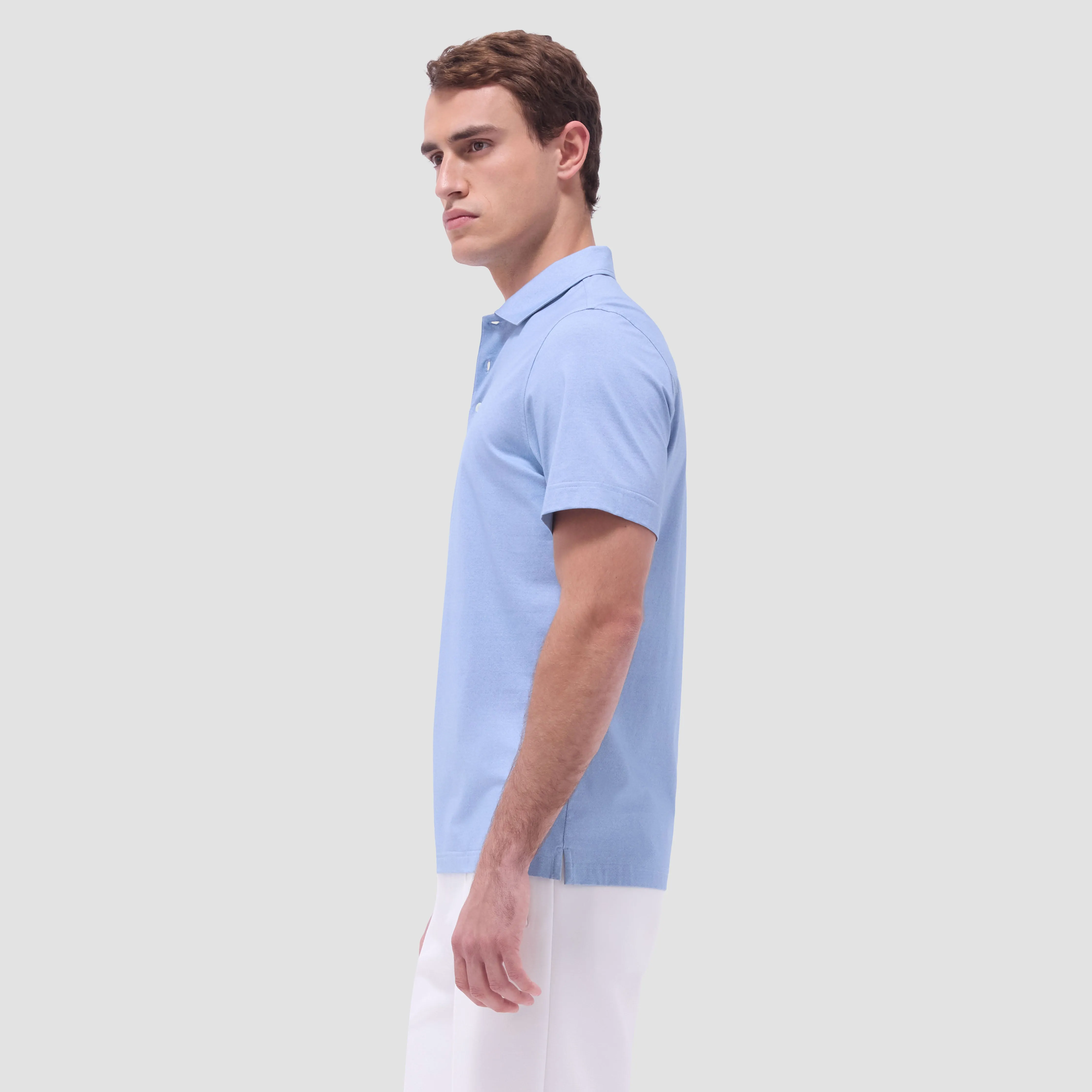 Vincent Double-Sided Solid OoohCotton Polo Shirt