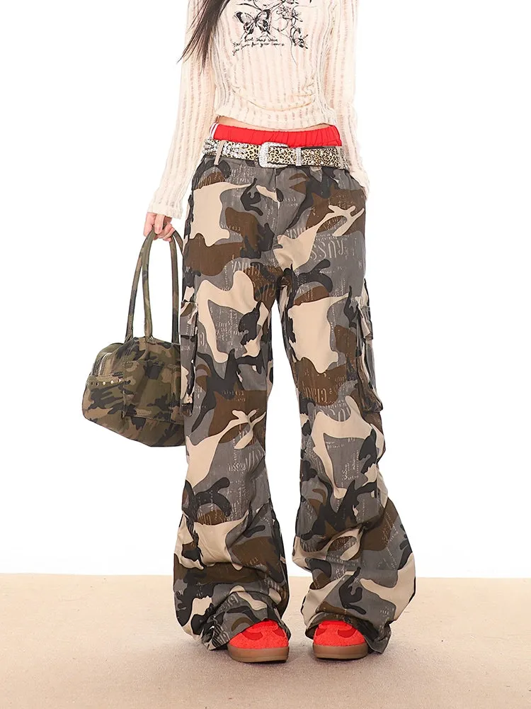 Vintage Army Camo Cargo Pants