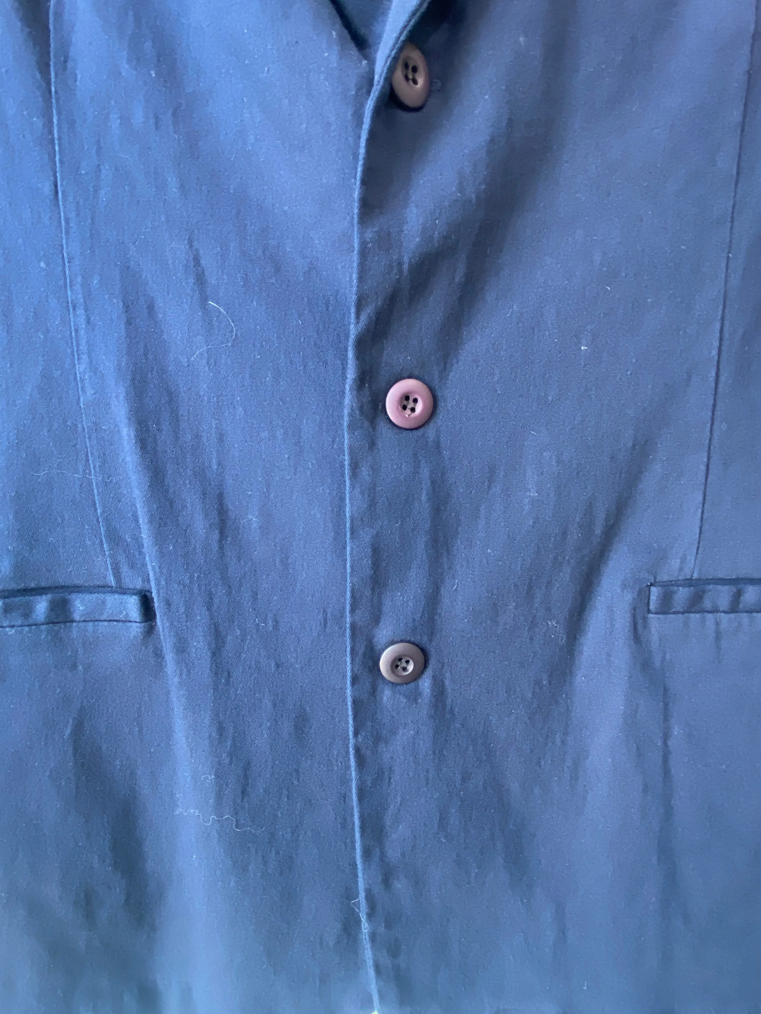 Vintage International Male Navy Blazer