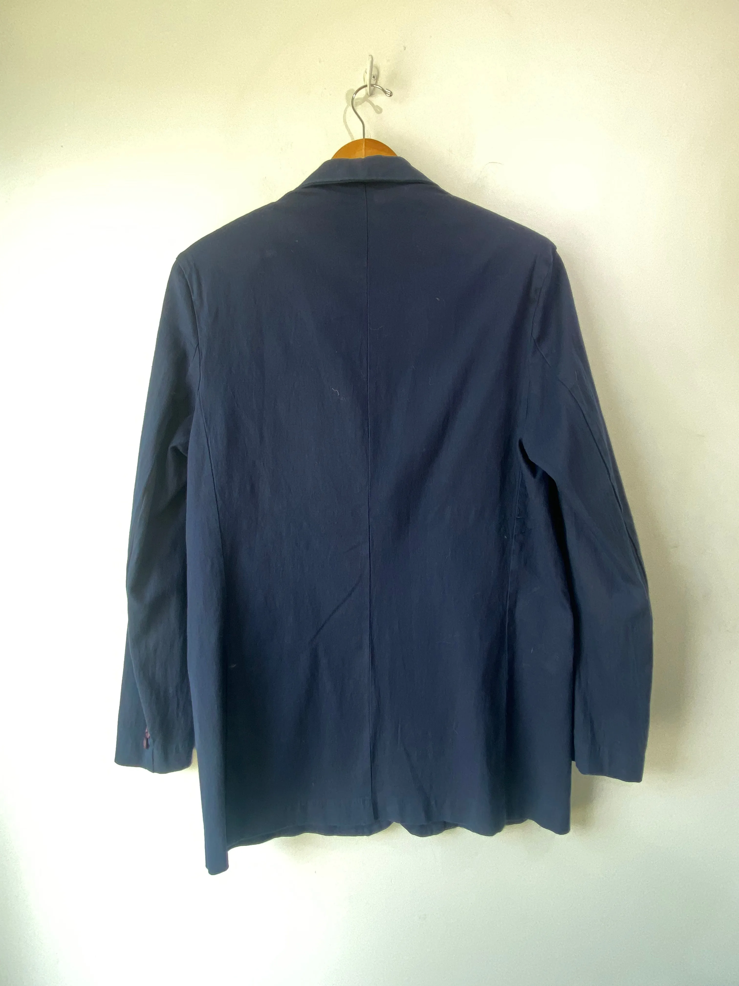Vintage International Male Navy Blazer