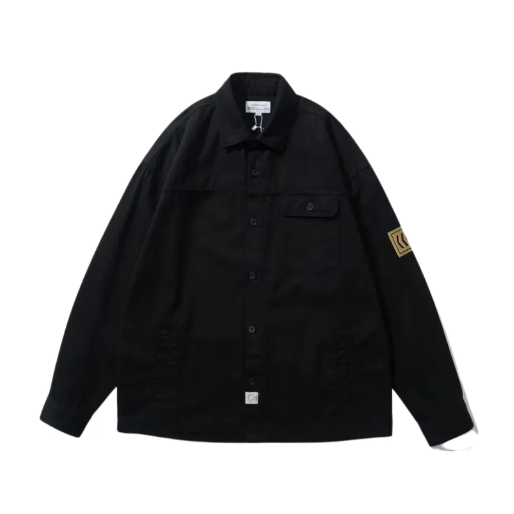 Vintage Loose Solid Color Shirt