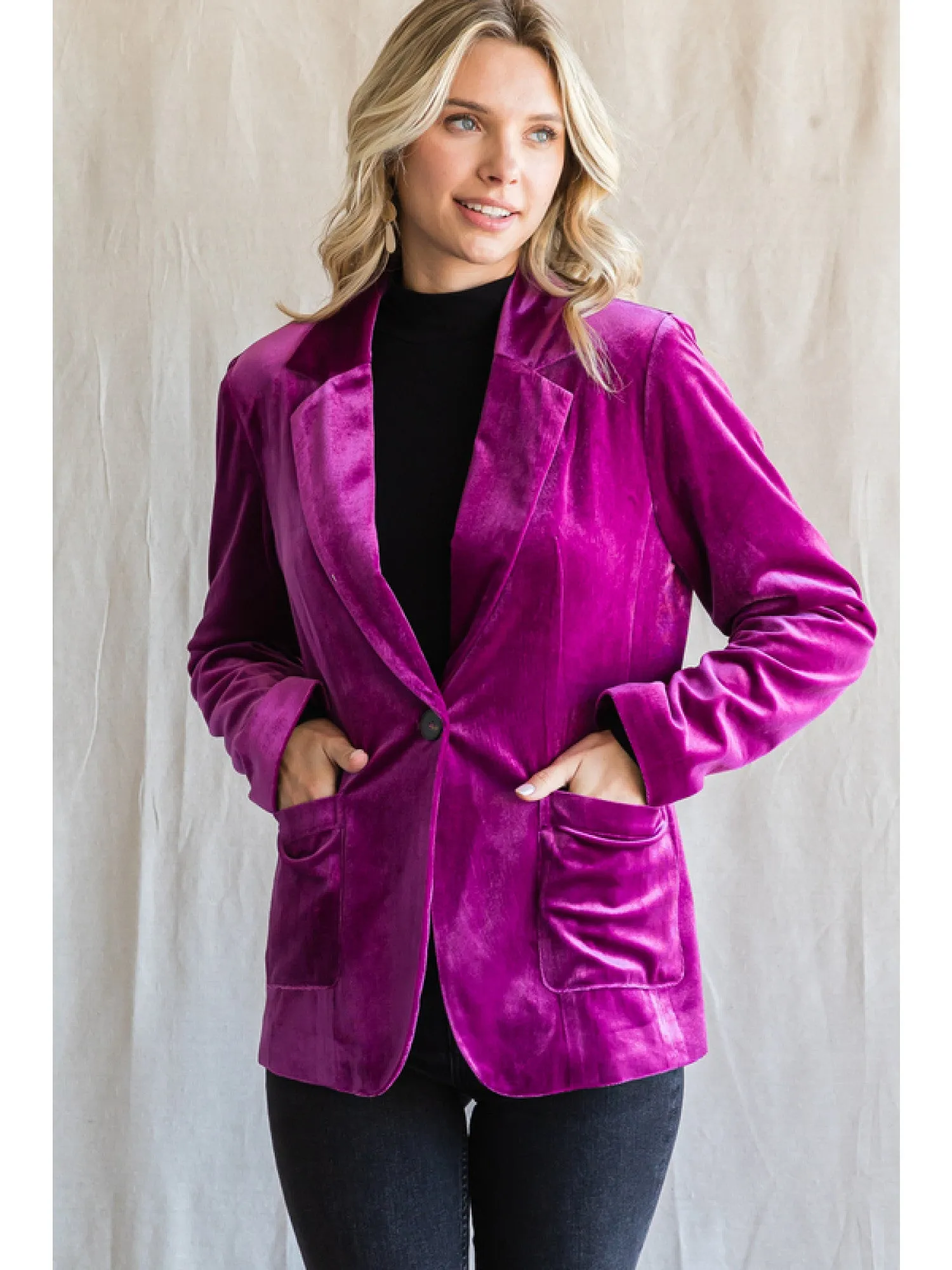 Vivian Velvet Blazer