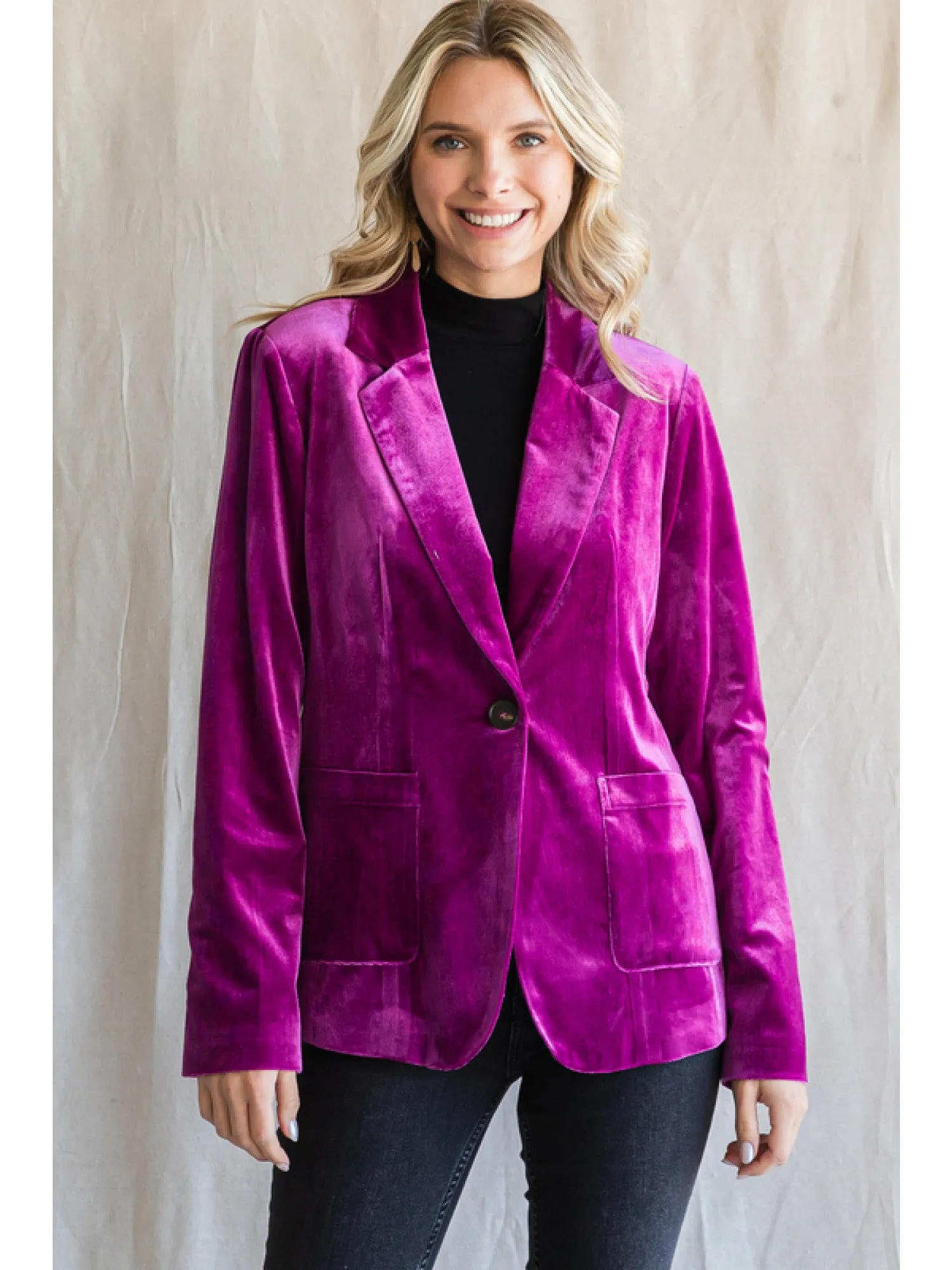 Vivian Velvet Blazer