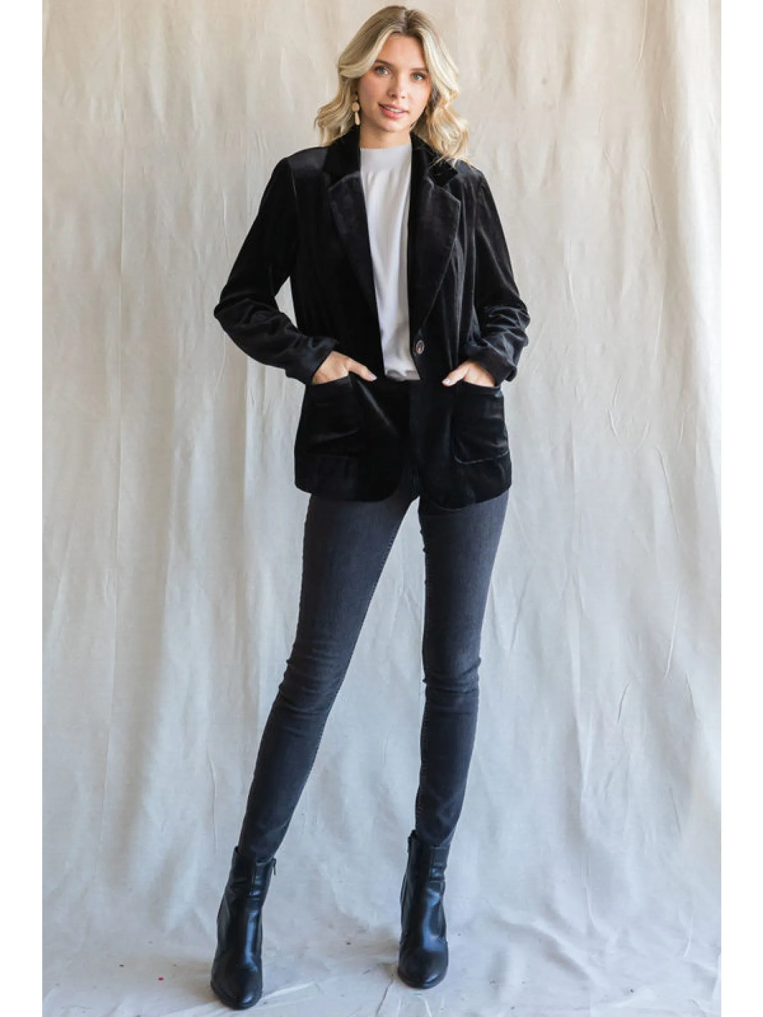 Vivian Velvet Blazer