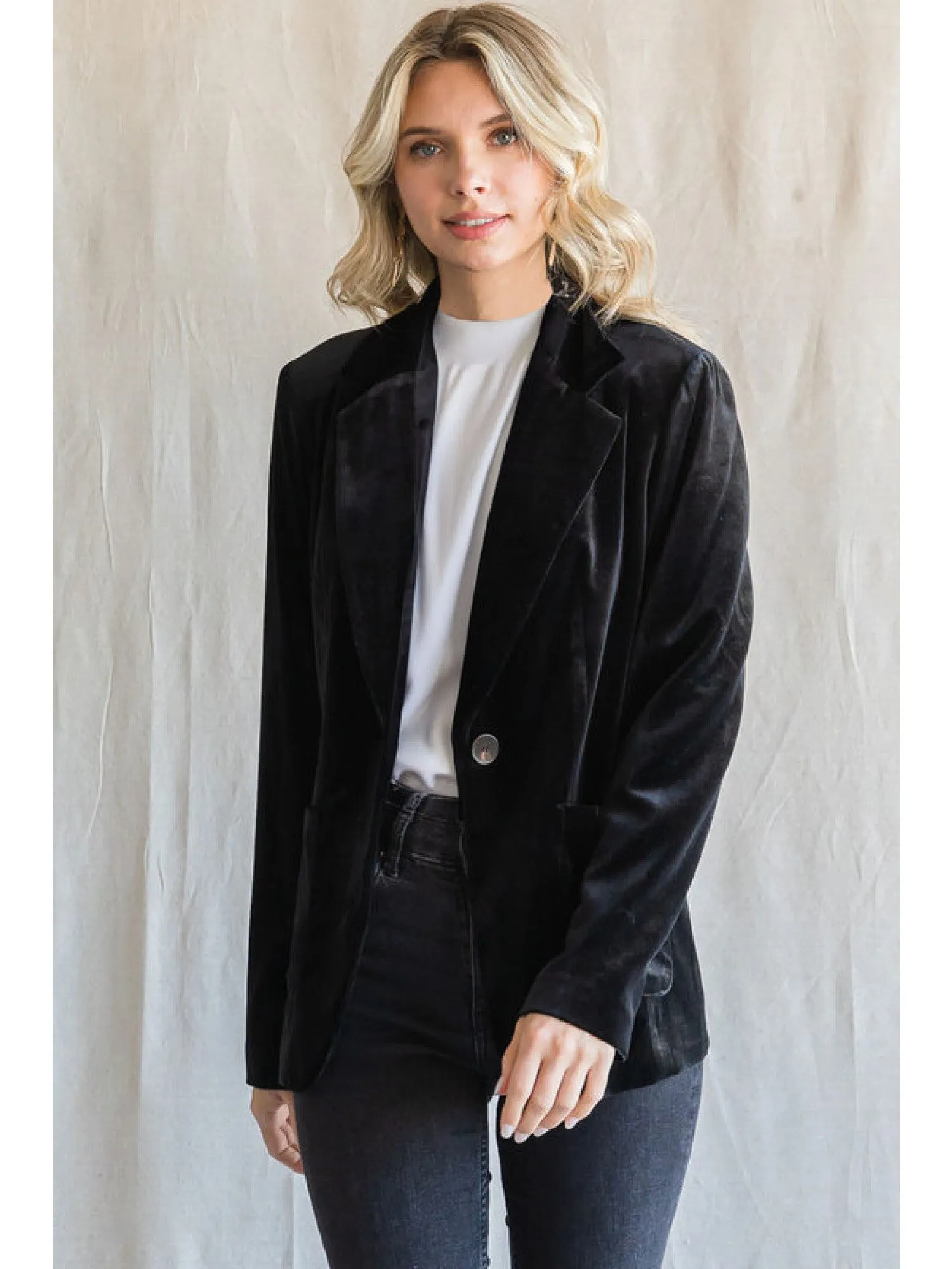 Vivian Velvet Blazer