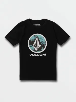 Volcom Big Boys Crisp Stone Graphic Short Sleeve Tee