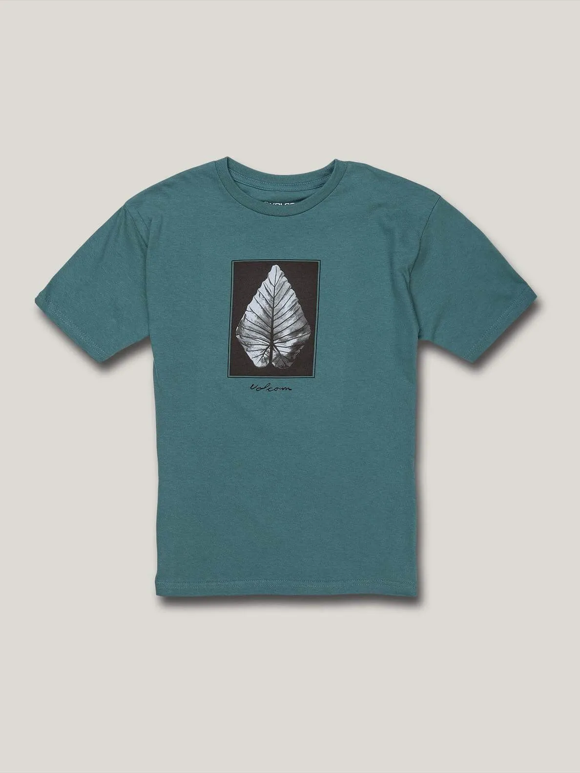 VOLCOM BIG BOYS FROND GRAPHIC SHORT SLEEVE TEE - HYDRO BLUE