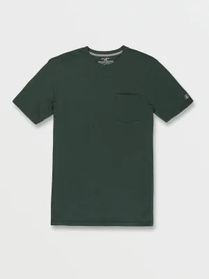 Volcom Mens Solid Short Sleeve Pocket Tee