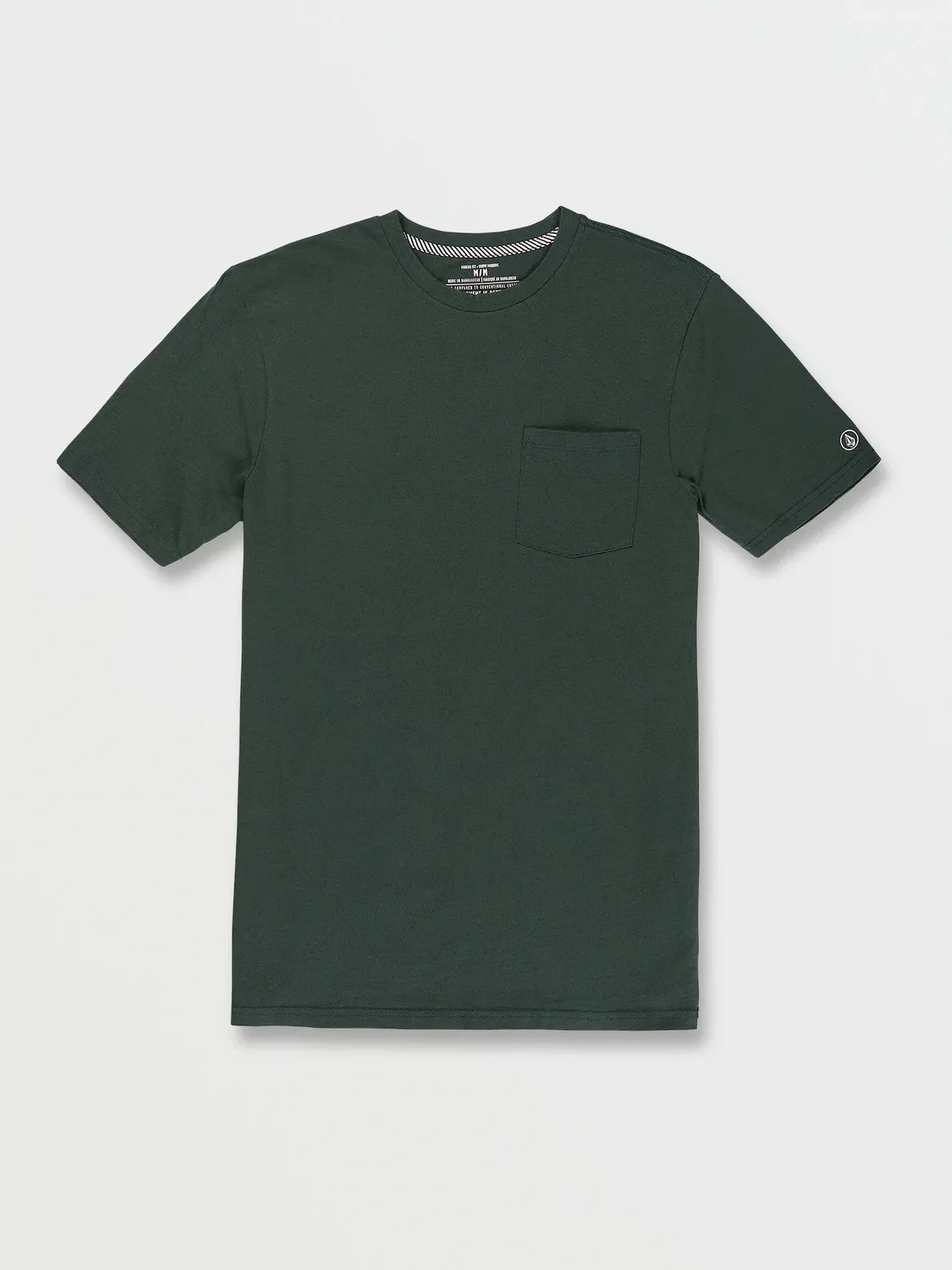 Volcom Mens Solid Short Sleeve Pocket Tee