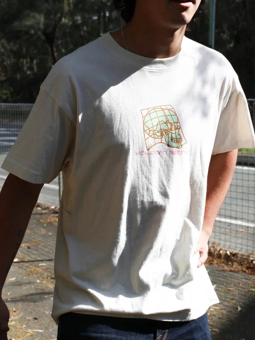 Volcom Mindoor Loose SS Tee - Dirty White