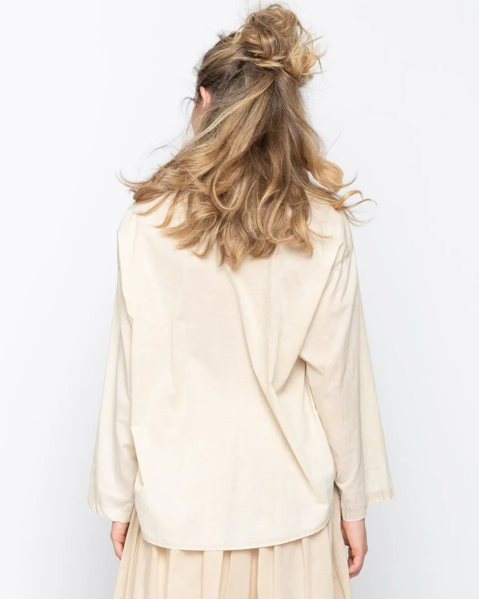 Wash Dyed Deep Button-Up Shirt