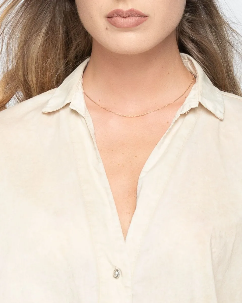 Wash Dyed Deep Button-Up Shirt