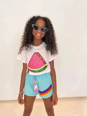 Watermelon Sequin Tee.