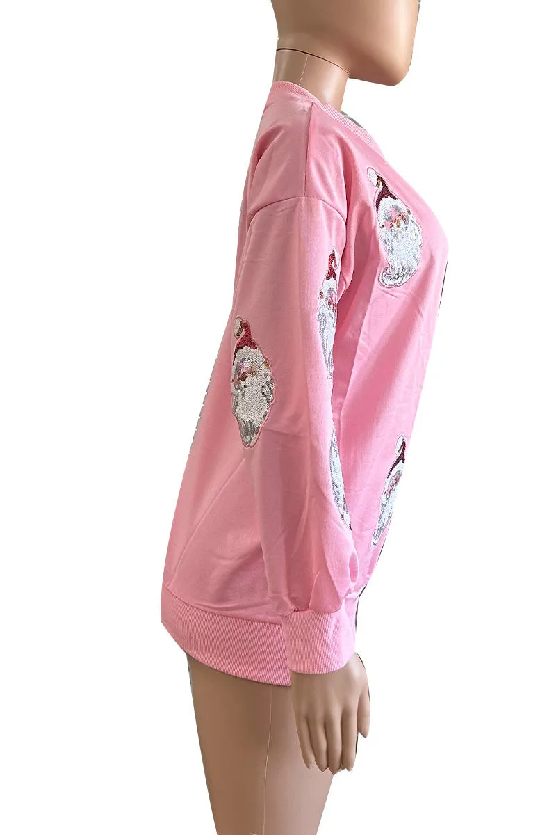 WH603 Sequins Christmas Sweatshirt