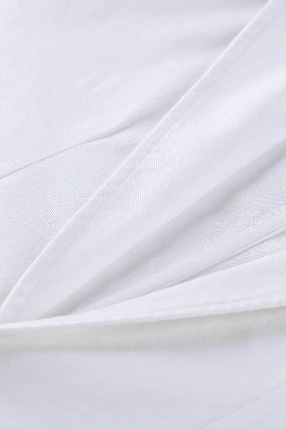 White Unlined Casual Blazer