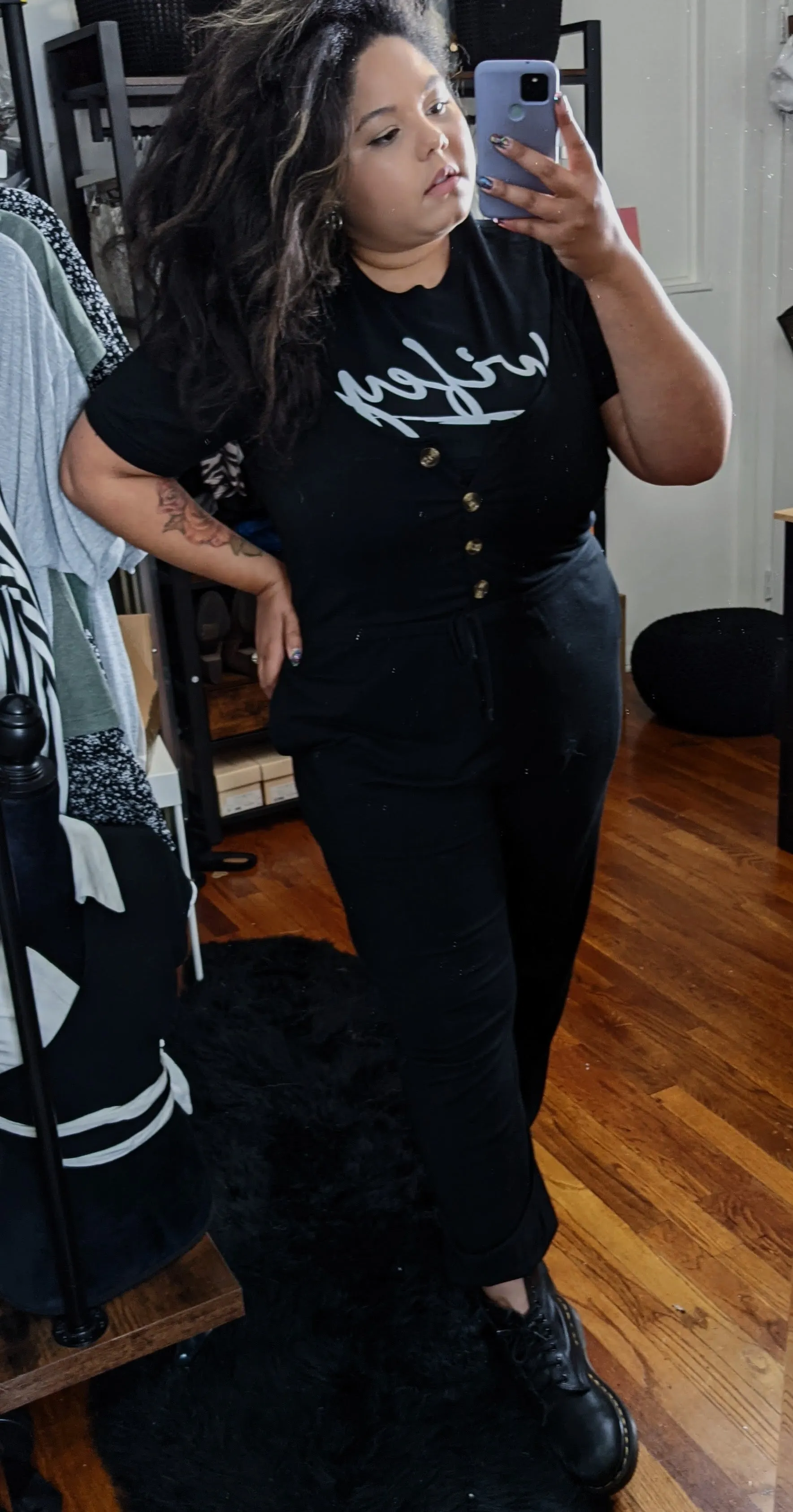 Wifey Black Graphic Tee Short Sleeve
