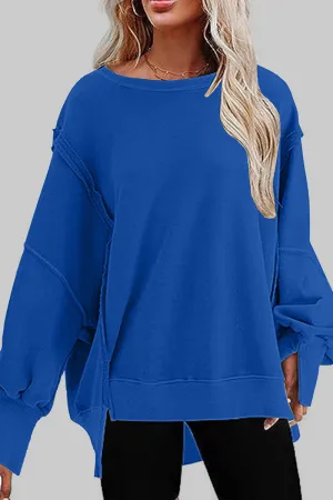 WJ0439 Oversized Roundneck Sweatshirt