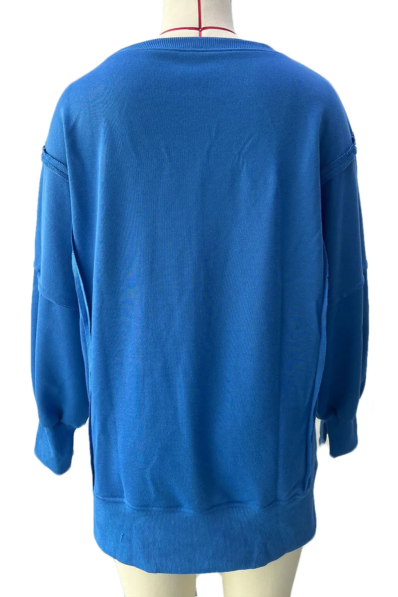 WJ0439 Oversized Roundneck Sweatshirt