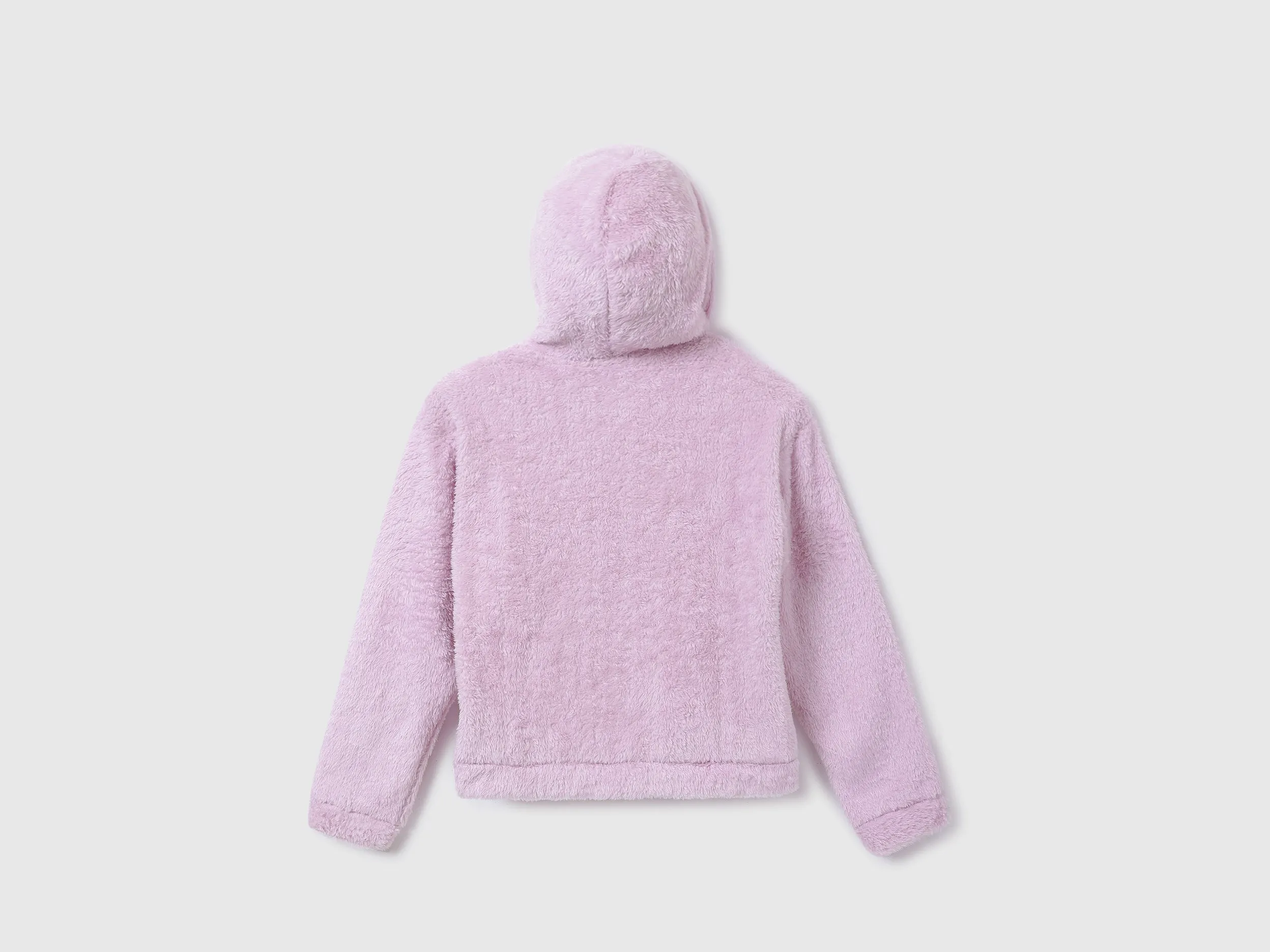 Women Solid Hooded Neck Sweatshirt