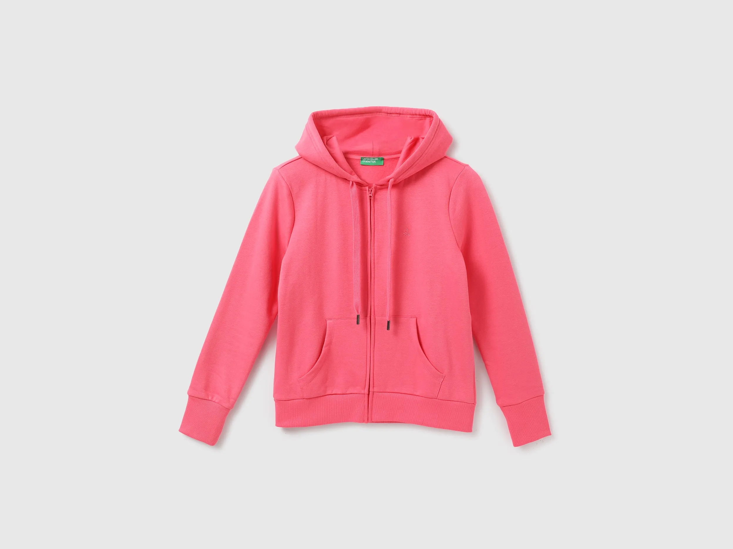 Women Solid Hooded Neck Sweatshirt