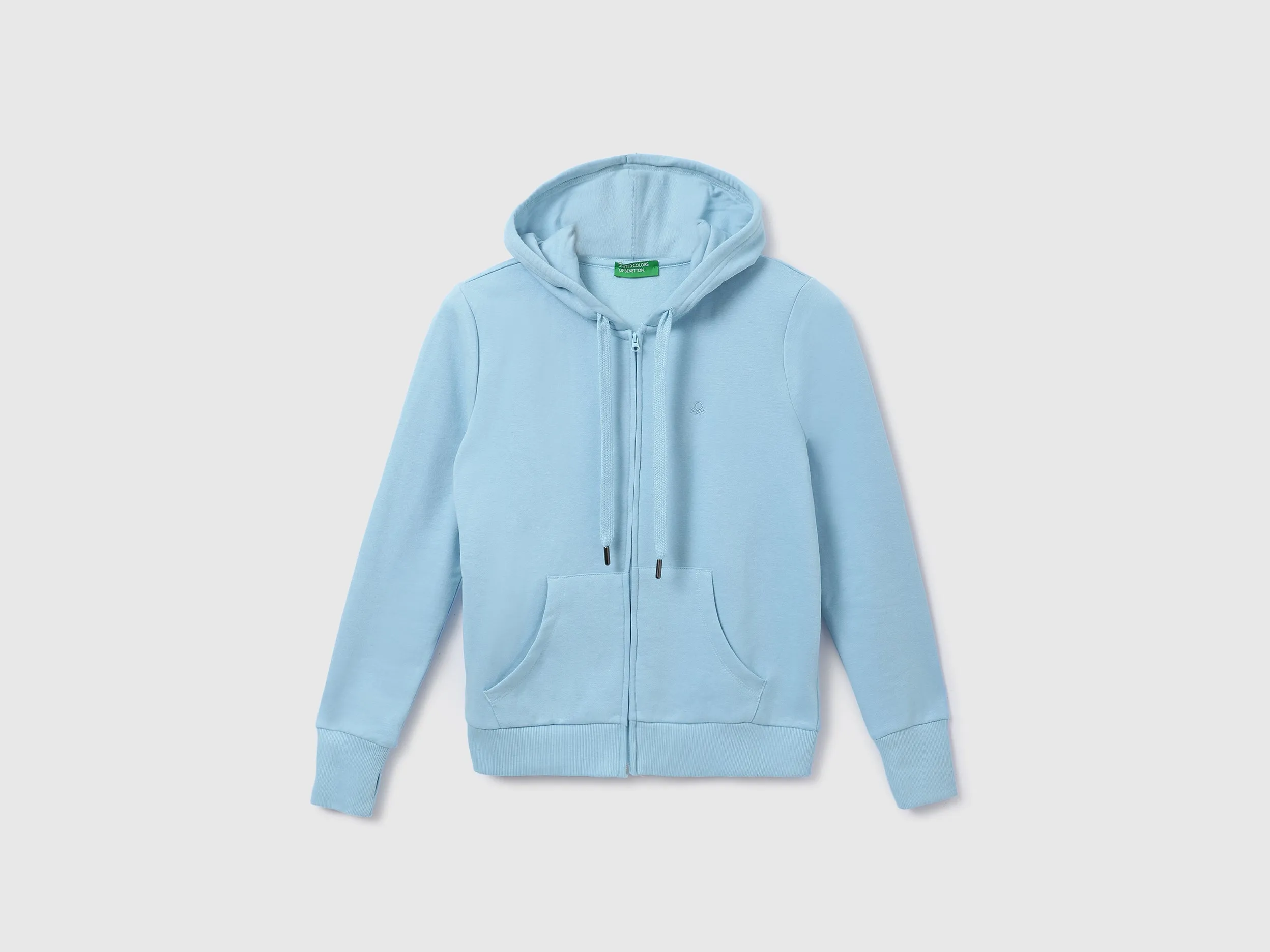 Women Solid Hooded Neck Sweatshirt
