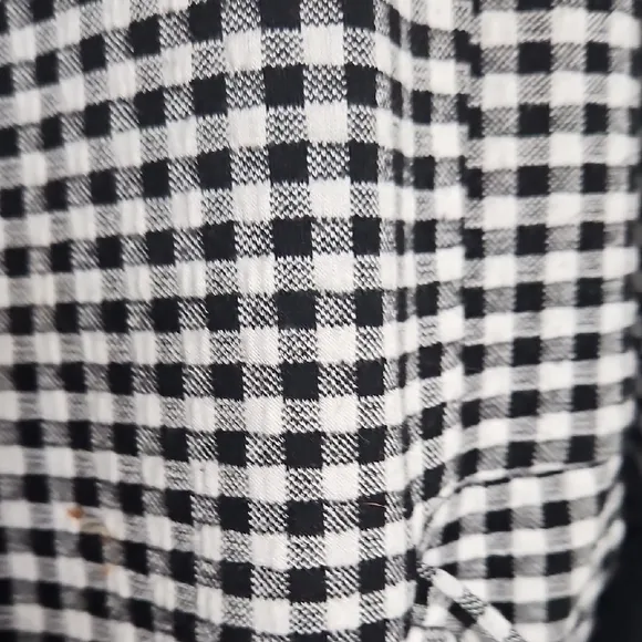 Women's Black and White Houndstooth Blazer